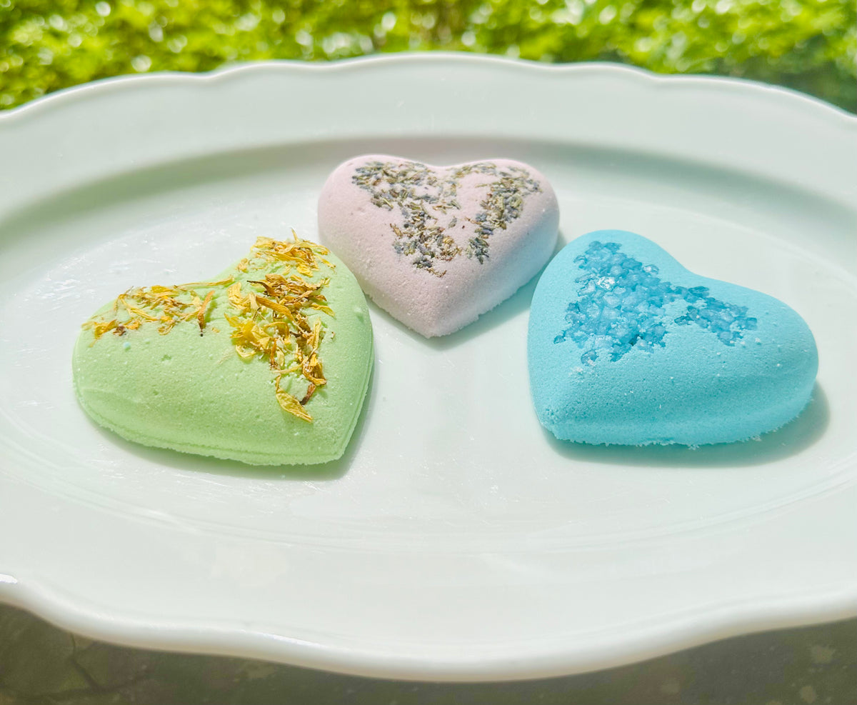 Heart Shower Steamers Set of 3