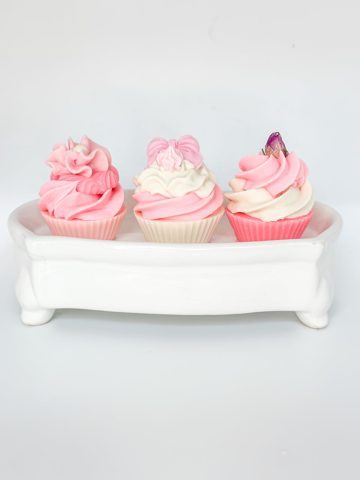Pretty In Pink Mini Cupcake Trio