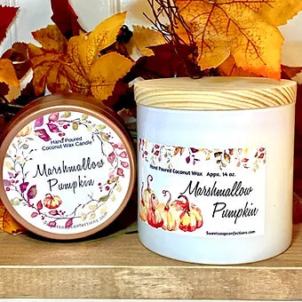Marshmallow Pumpkin Coconut Wax Candle