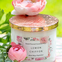 Large Rose Gold Candle