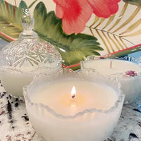 Clear Glass Luxury Candle