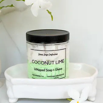 Coconut Lime Whipped Soap & Shave