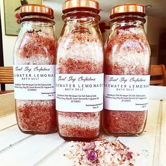 Rosewater Lemon Bath Salts