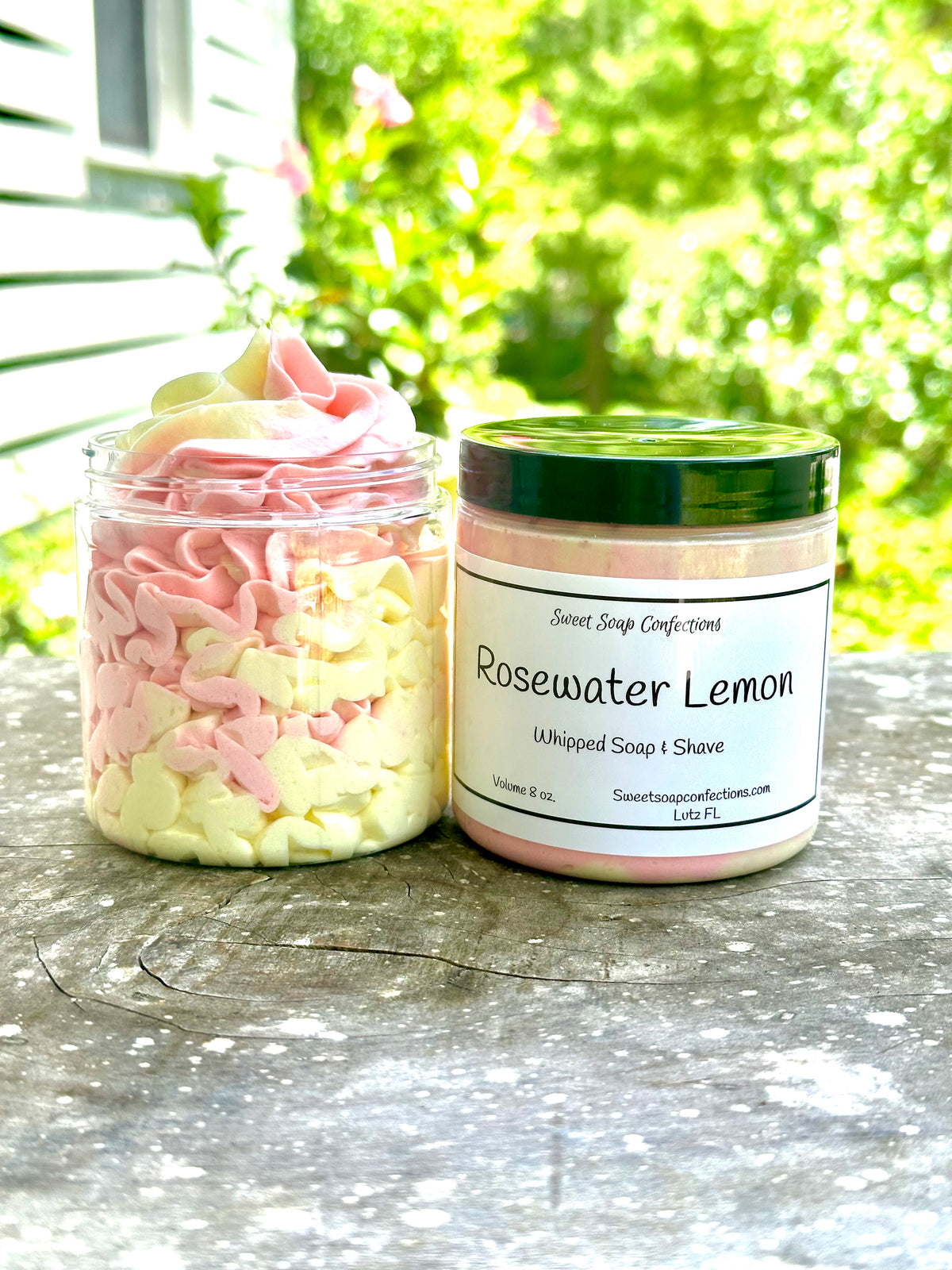 Rosewater Lemon Whipped Soap and Shave