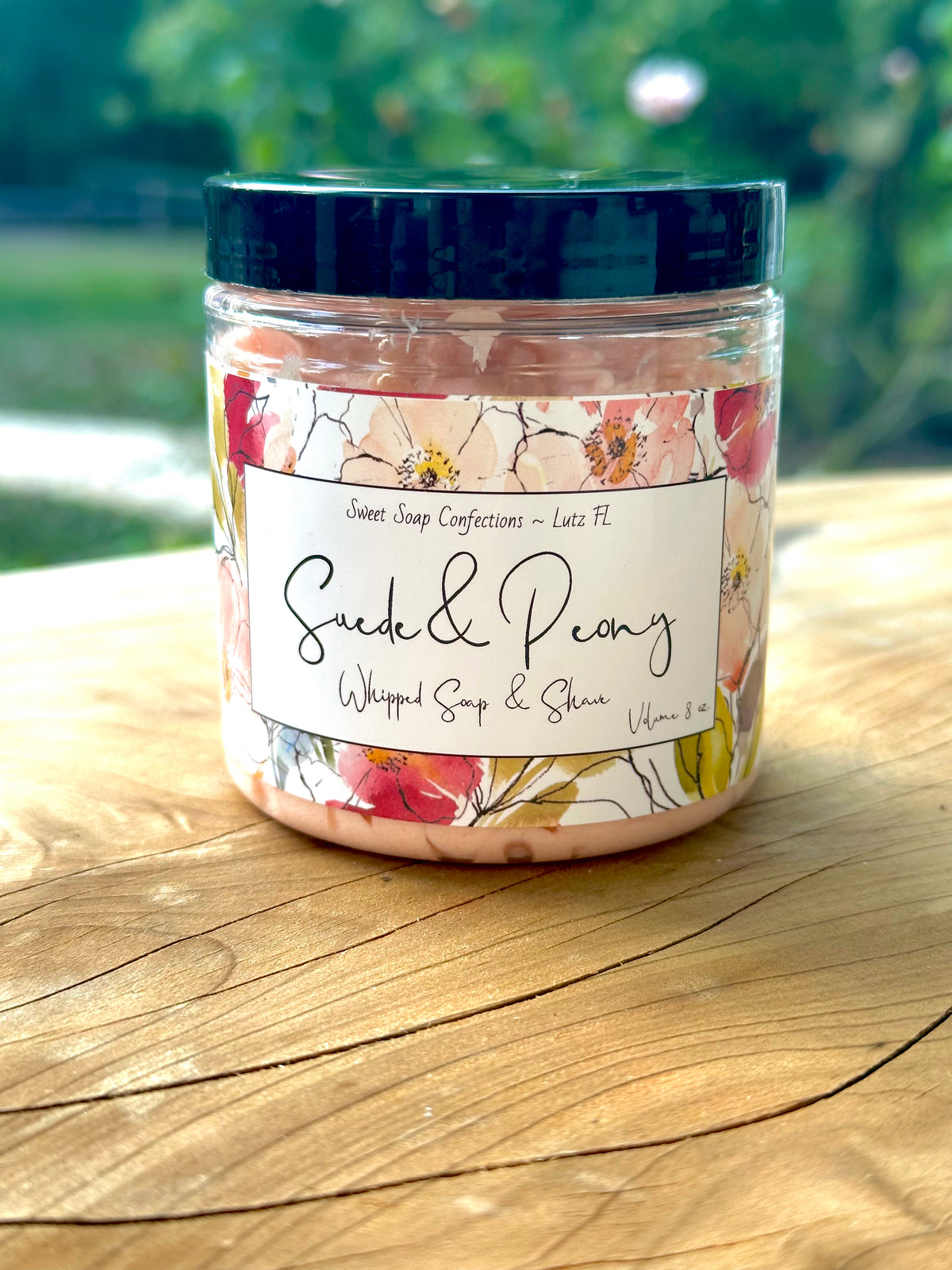 Suede & Peony Whipped Soap