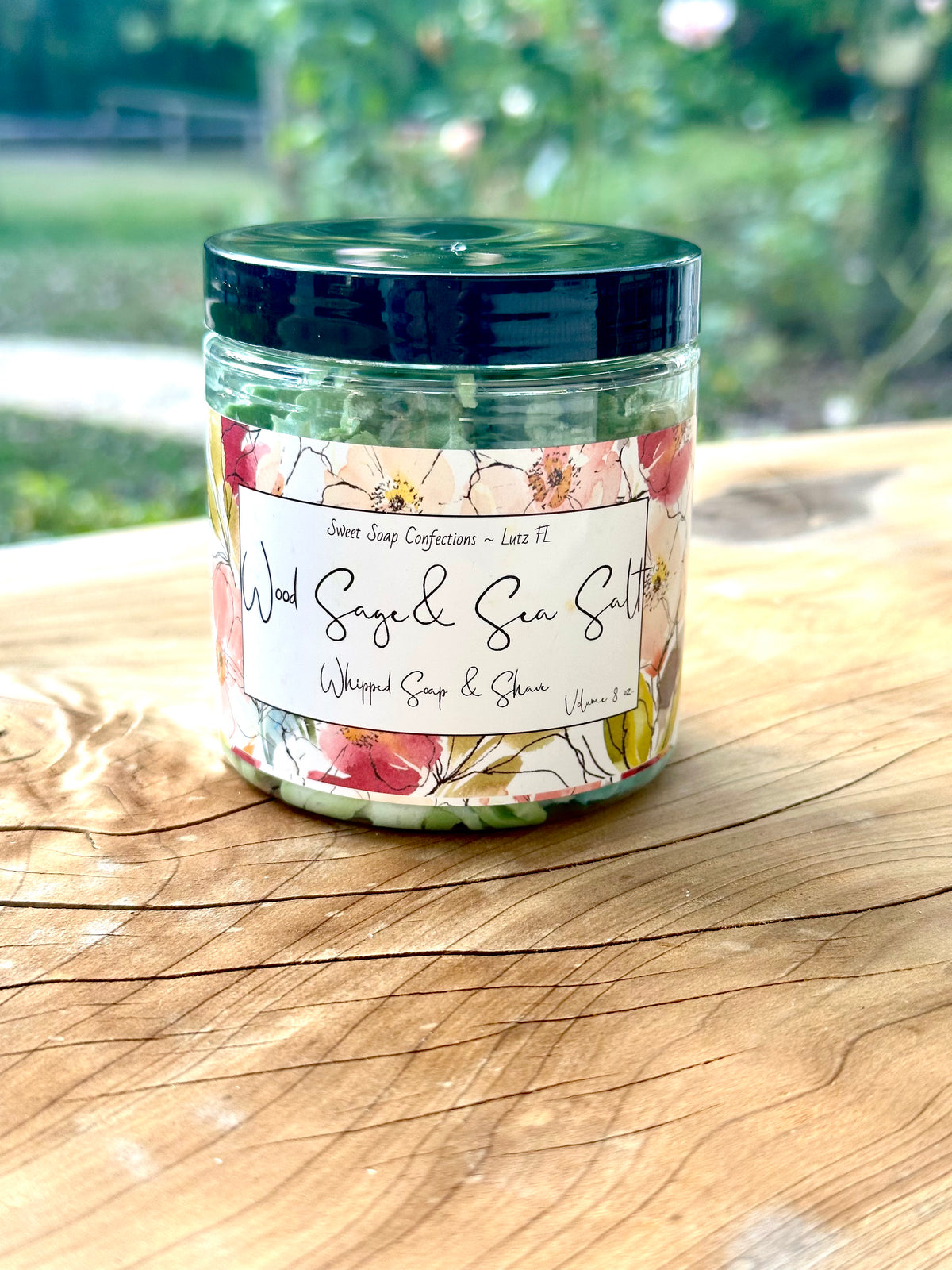 Wood Sage and Sea Salt Whipped Soap and Shave