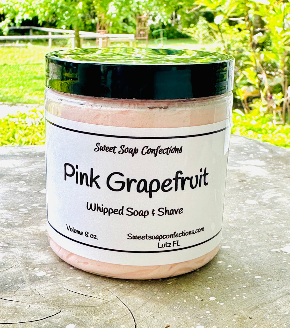 Pink Grapefruit Whipped Soap and Shave