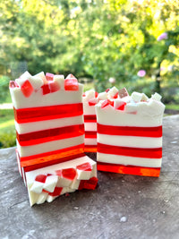 Candy Cane Soap Bar