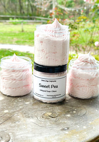Sweet Pea Whipped Soap