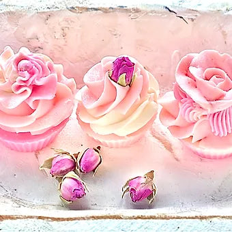 Pink Mini Cupcake Trio
