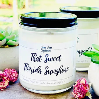 Customize your own label Coconut Wax Candle